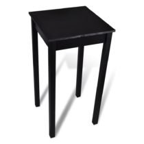 vidaXL fekete MDF bárasztal 55 x 55 x 107 cm 