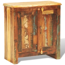vidaXL 2 ajtós antik tömör újrahasznosított fa szekrény 