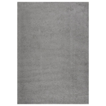 vidaXL Bozontos szőnyeg hosszú szálú szürke (140 x 200 cm)