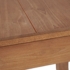 Kép 5/6 - vidaXL természetes felületű tömör tíkfa étkezőasztal 82 x 80 x 76 cm