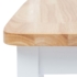 Kép 5/6 - vidaXL 2 darab fehér és világos faszínű tömör gumifa étkezőszék