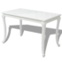 Kép 2/5 - vidaXL fehér magasfényű étkezőasztal 116 x 66 x 76 cm