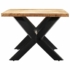 Kép 3/11 - vidaXL tömör mangófa étkezőasztal 200 x 100 x 75 cm