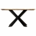 Kép 3/11 - vidaXL kerek tömör mangófa étkezőasztal 150 x 76 cm