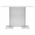 Kép 3/6 - vidaXL magasfényű fehér forgácslap étkezőasztal 110 x 60 x 75 cm