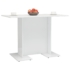 Kép 5/6 - vidaXL magasfényű fehér forgácslap étkezőasztal 110 x 60 x 75 cm