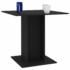 Kép 5/6 - vidaXL fekete forgácslap étkezőasztal 80 x 80 x 75 cm