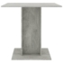 Kép 3/6 - vidaXL betonszürke forgácslap étkezőasztal 80 x 80 x 75 cm