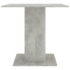 Kép 4/6 - vidaXL betonszürke forgácslap étkezőasztal 80 x 80 x 75 cm