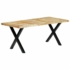 Kép 1/11 - vidaXL tömör mangófa étkezőasztal 180 x 90 x 76 cm