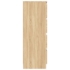 Kép 7/9 - vidaXL sonoma tölgy szerelt fa tálalószekrény 60 x 35 x 98,5 cm