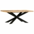 Kép 1/9 - vidaXL tömör nyers mangófa étkezőasztal 180 x 90 x 76 cm
