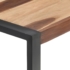 Kép 4/10 - vidaXL tömör fa étkezőasztal paliszander felülettel 120 x 60 x 75 cm