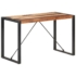 Kép 9/10 - vidaXL tömör fa étkezőasztal paliszander felülettel 120 x 60 x 75 cm