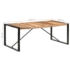 Kép 6/10 - vidaXL paliszander felületű tömör fa étkezőasztal 200 x 100 x 75 cm