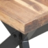 Kép 5/10 - vidaXL tömör fa étkezőasztal mézszínű felülettel 160 x 80 x 75 cm