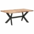 Kép 1/10 - vidaXL tömör fa étkezőasztal mézszínű felülettel 180 x 90 x 75 cm