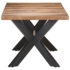 Kép 3/10 - vidaXL tömör fa étkezőasztal mézszínű felülettel 180 x 90 x 75 cm
