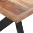 Kép 5/10 - vidaXL tömör fa étkezőasztal mézszínű felülettel 180 x 90 x 75 cm