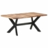 Kép 7/10 - vidaXL tömör fa étkezőasztal mézszínű felülettel 180 x 90 x 75 cm