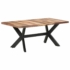 Kép 8/10 - vidaXL tömör fa étkezőasztal mézszínű felülettel 180 x 90 x 75 cm