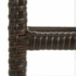 Kép 6/7 - vidaXL 4 db barna polyrattan bárszék párnával