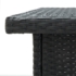 Kép 6/8 - vidaXL fekete polyrattan sarok bárasztal 100 x 50 x 105 cm