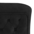 Kép 7/8 - vidaXL 4 db fekete bársony és rozsdamentes acél étkezőszék 53x52x98 cm