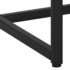 Kép 7/9 - vidaXL fekete acél tálalóasztal 106 x 35 x 75 cm