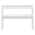 Kép 3/6 - vidaXL fehér forgácslap tálalóasztal 102 x 30 x 80 cm