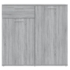 Kép 2/9 - vidaXL szürke sonoma szerelt fa tálalószekrény 80x36x75 cm