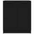 Kép 3/6 - vidaXL 2 db fekete szerelt fa tálalóasztal 60 x 30 x 70 cm
