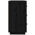 Kép 4/9 - vidaXL fekete tömör fenyőfa tálalószekrény 80 x 40 x 75 cm