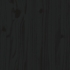Kép 6/8 - vidaXL fekete tömör fenyőfa tálalóasztal 110x40x74 cm