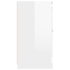 Kép 8/10 - vidaXL magasfényű fehér szerelt fa tálalószekrény 70x35,5x67,5 cm